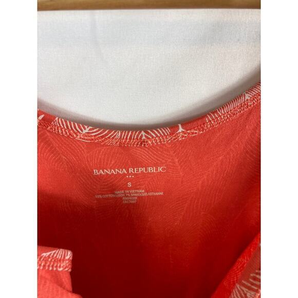 Banana Republic Leaf Print Cami Tank size small - Picture 3 of 6